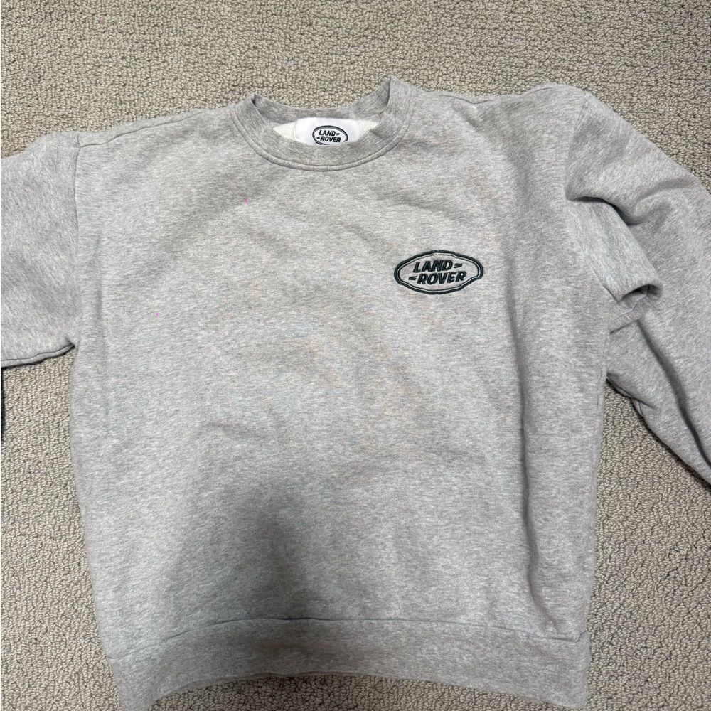 Land Rover Gray Crewneck Sweatshirt